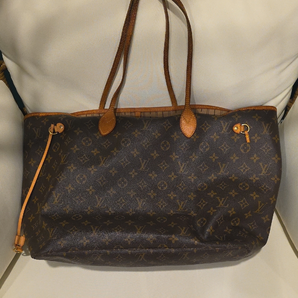Louis Vuitton Brown Monogram Tote Bag